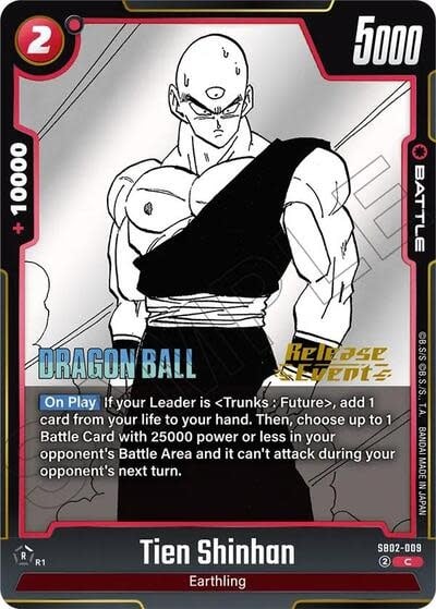 Tien Shinhan (Release Event) - SB02-009 (Holofoil, Common)