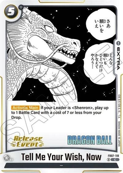 Tell Me Your Wish, Now (Release Event) - FB07-118 (Holofoil, Common)