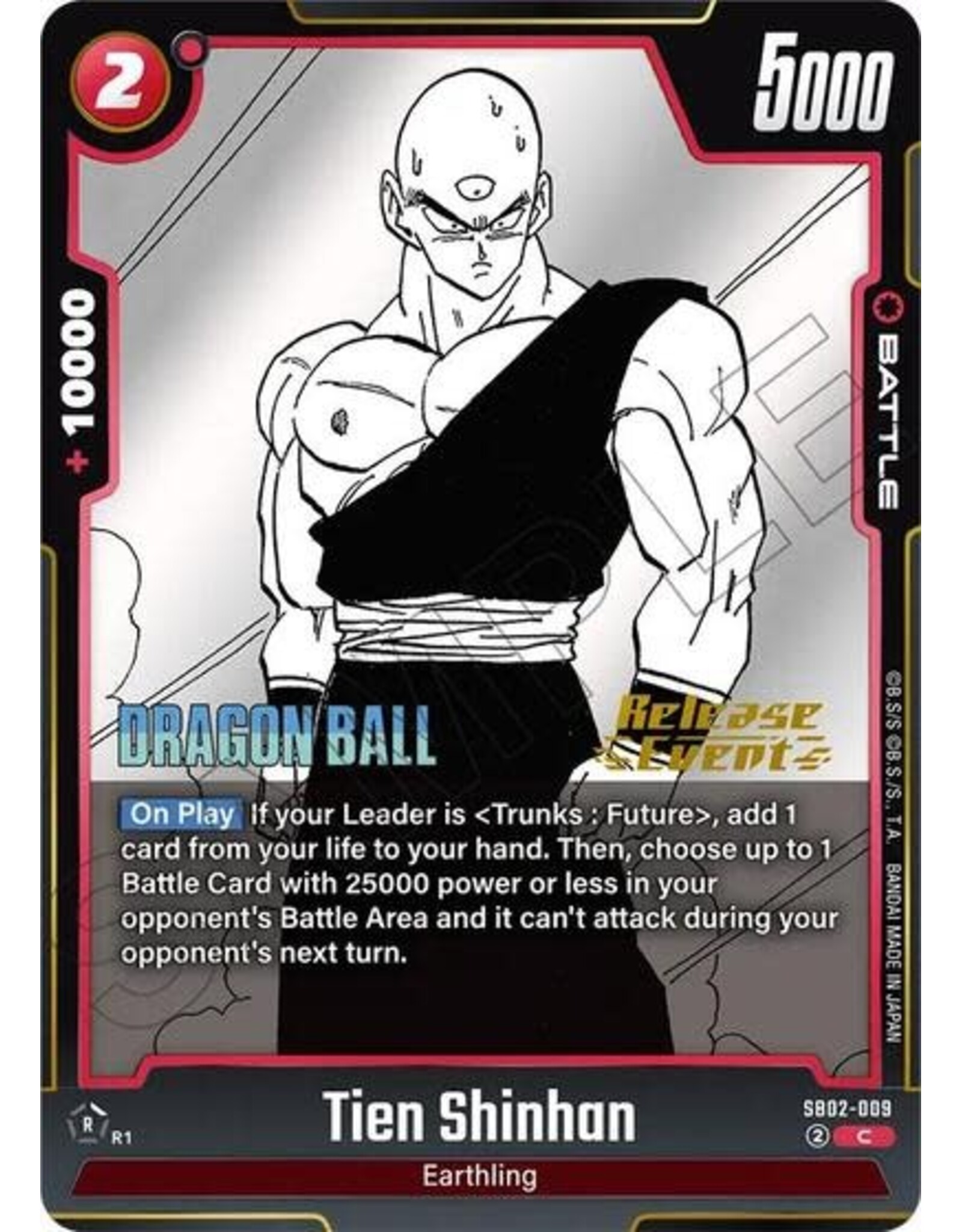 Tien Shinhan (Release Event) - SB02-009 (Holofoil, Common)