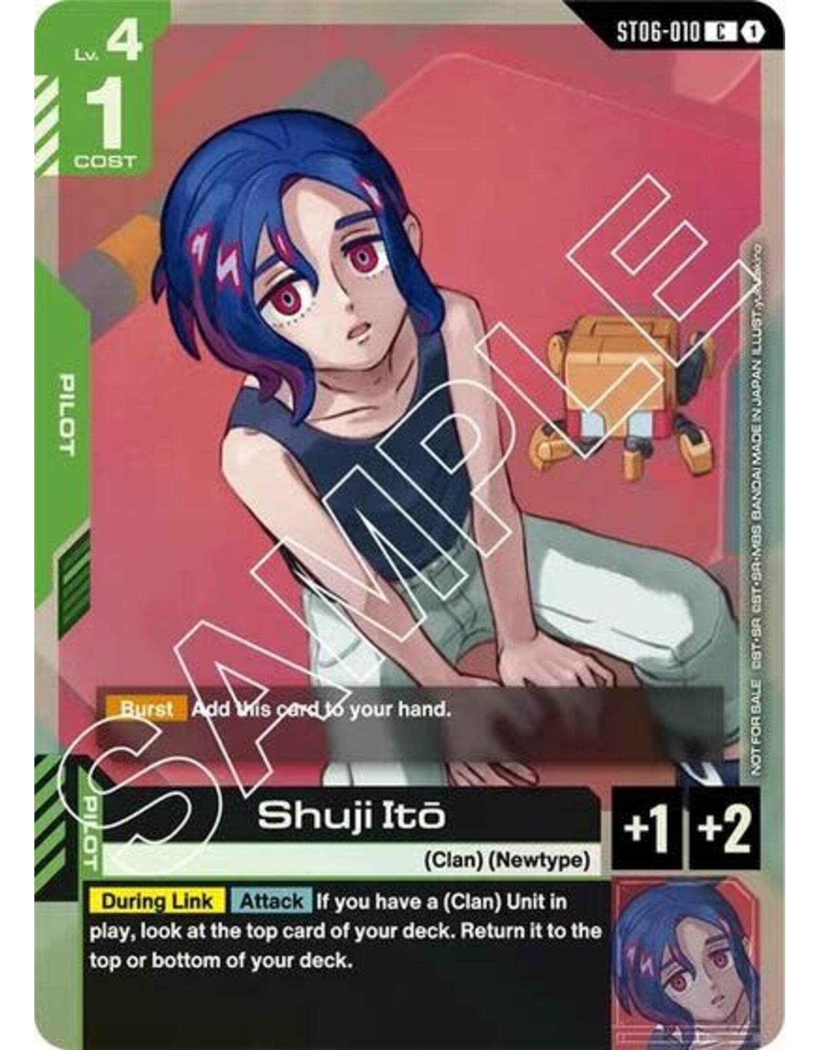 Shuji Ito (Store Tournament Participant Pack 02) (Promo) - ST06-010 (Holofoil, Common)