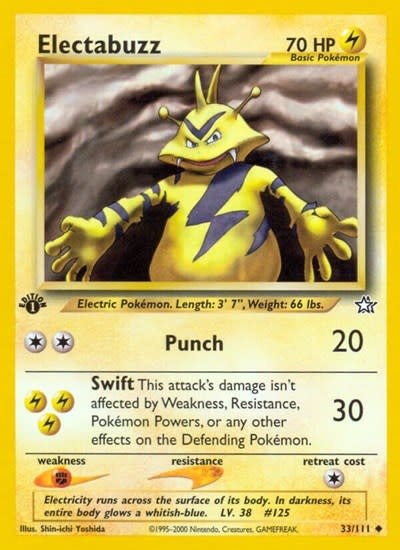 Electabuzz - 033/111 (Unlimited, Uncommon) (MP)