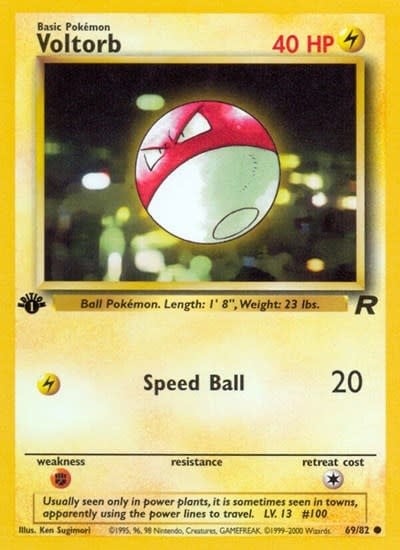 Voltorb - 69/82 (Unlimited, Common) (LP)