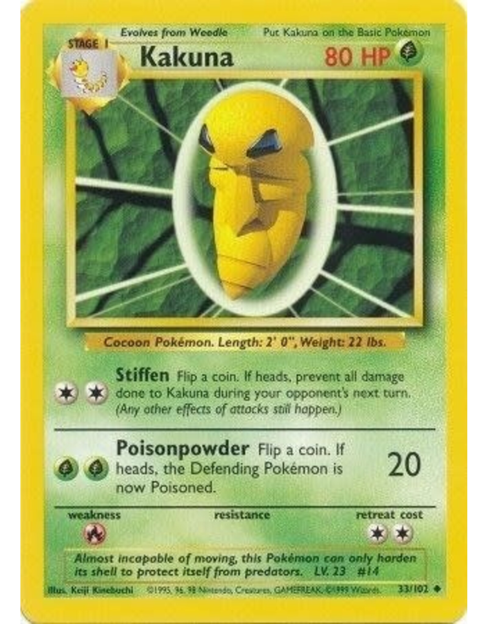 Kakuna - 033/102 (Normal, Uncommon) (MP)