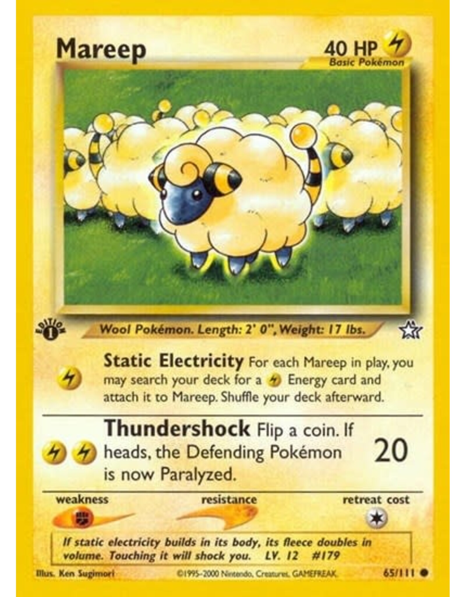 Mareep - 065/111 (Unlimited, Common) (LP)