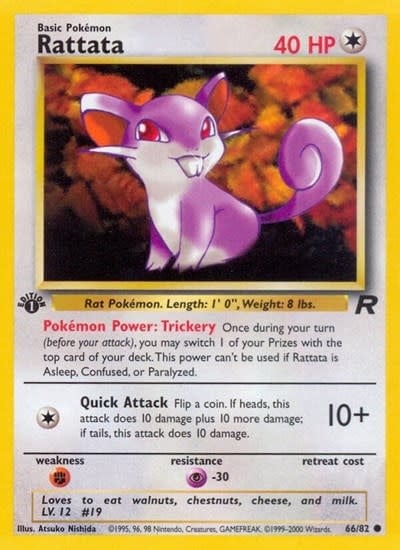 Rattata - 66/82 (Unlimited, Common) (MP)