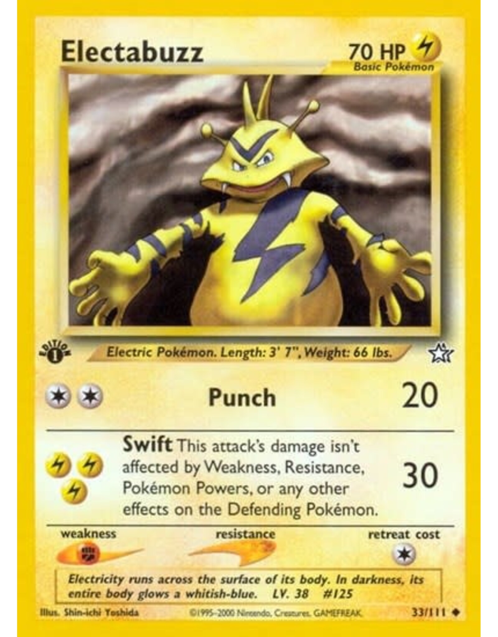 Electabuzz - 033/111 (Unlimited, Uncommon) (MP)