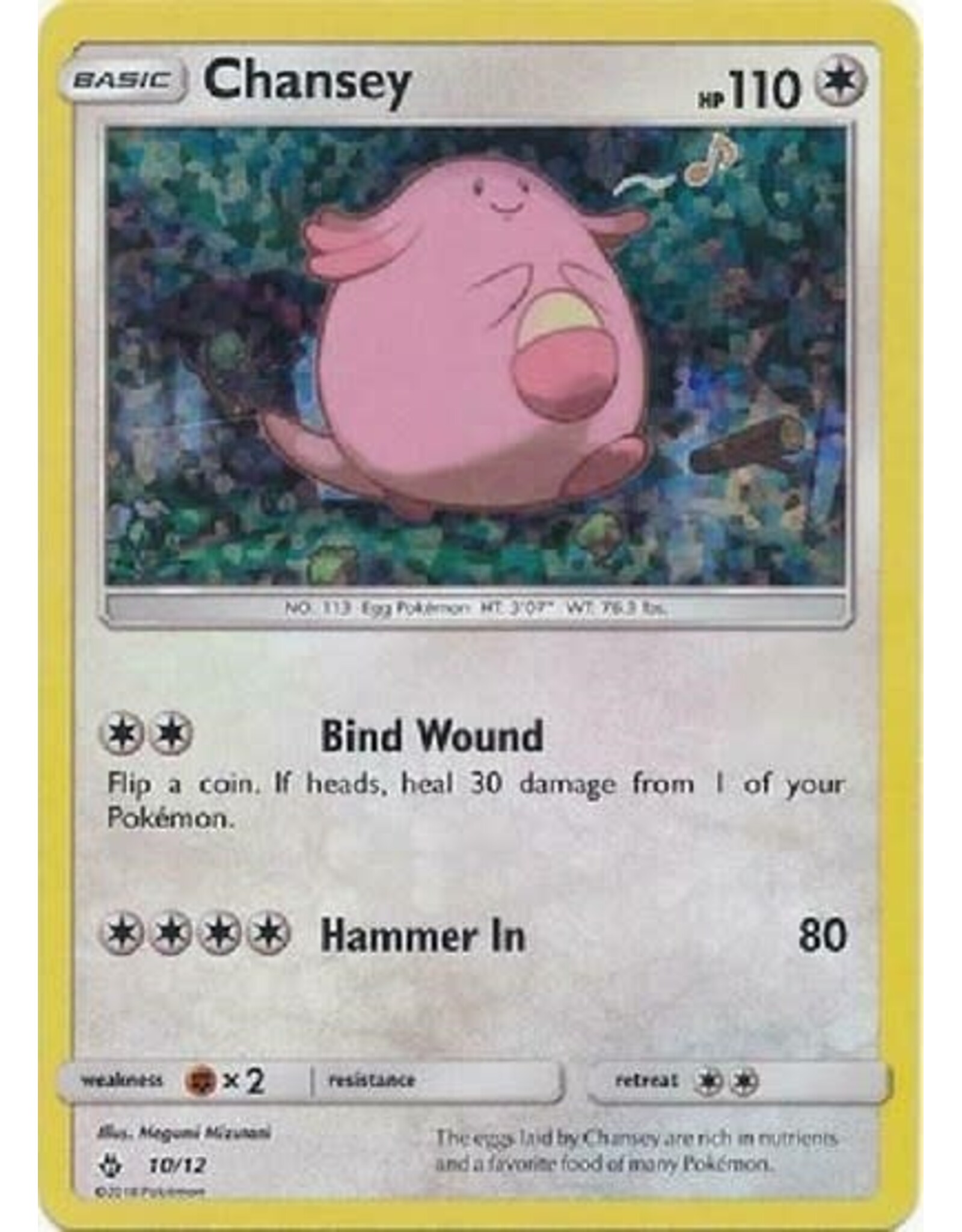 Chansey - 10/12 (Holofoil, Promo) (MP)