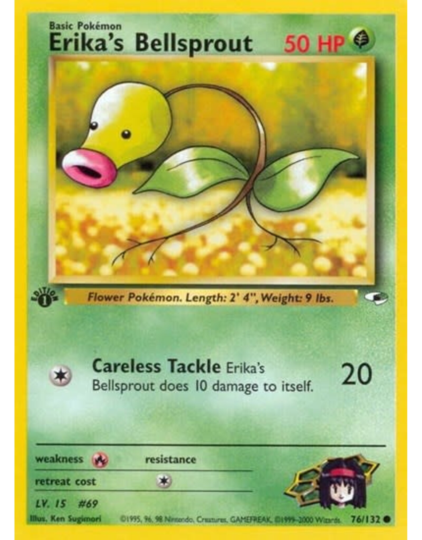 Erika's Bellsprout (76) - 076/132 (1st Edition, Common) (MP)