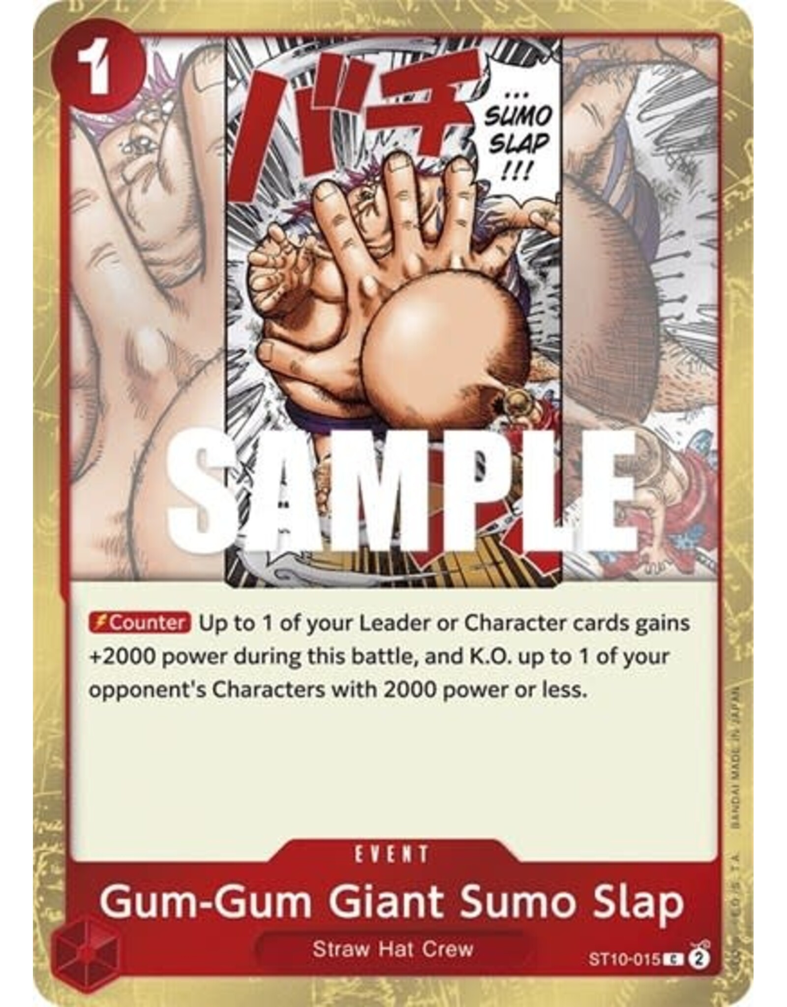 Gum-Gum Giant Sumo Slap - ST10-015 (Foil, C)