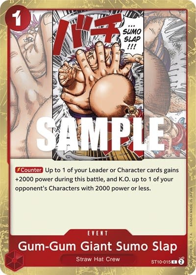 Gum-Gum Giant Sumo Slap - ST10-015 (Foil, C)