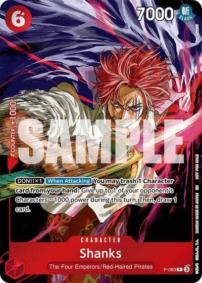 Shanks (Event Pack Vol. 6) (Promo) - P-083 (Foil, PR)