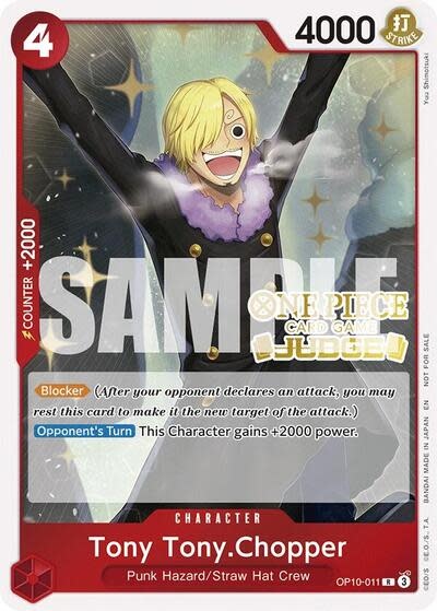 Tony Tony.Chopper (Judge Pack Vol. 6) - OP10-011 (Foil, R)