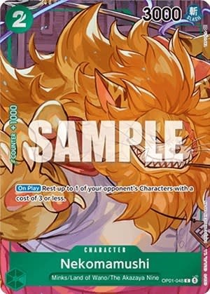 Nekomamushi (Box Topper) - OP01-048 (Foil, C)