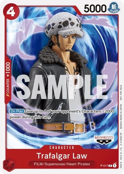 Trafalgar Law (One Piece Film Red) (Promo) - P-017 (Normal, PR)