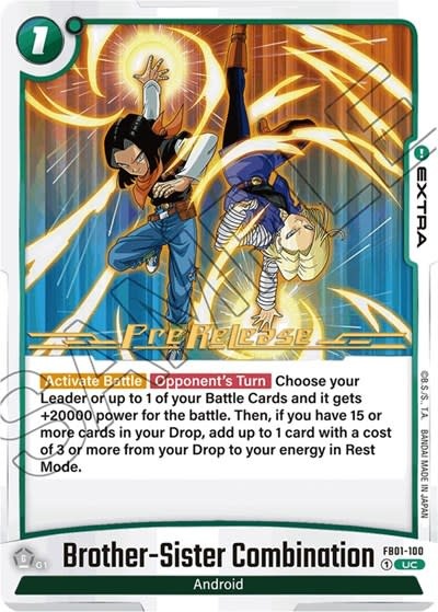 Brother-Sister Combination (Pre-Release Event) - FB01-100 (Normal, Uncommon)
