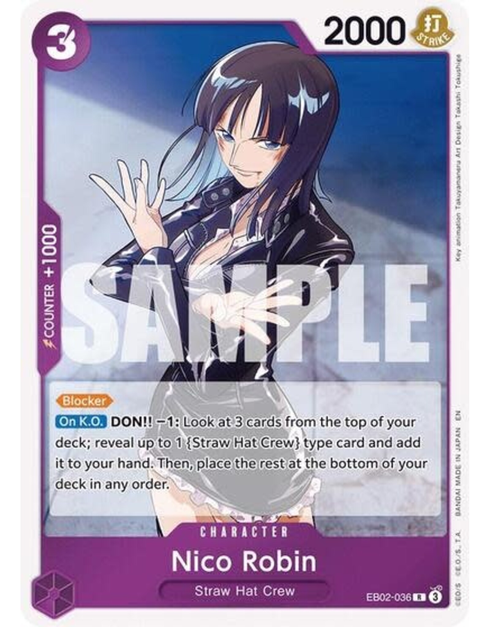 Nico Robin - EB02-036 (Foil, R)
