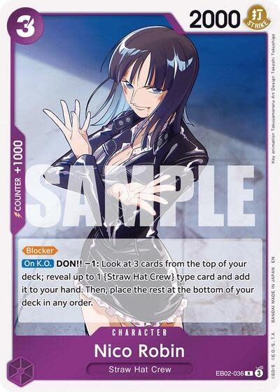 Nico Robin - EB02-036 (Foil, R)