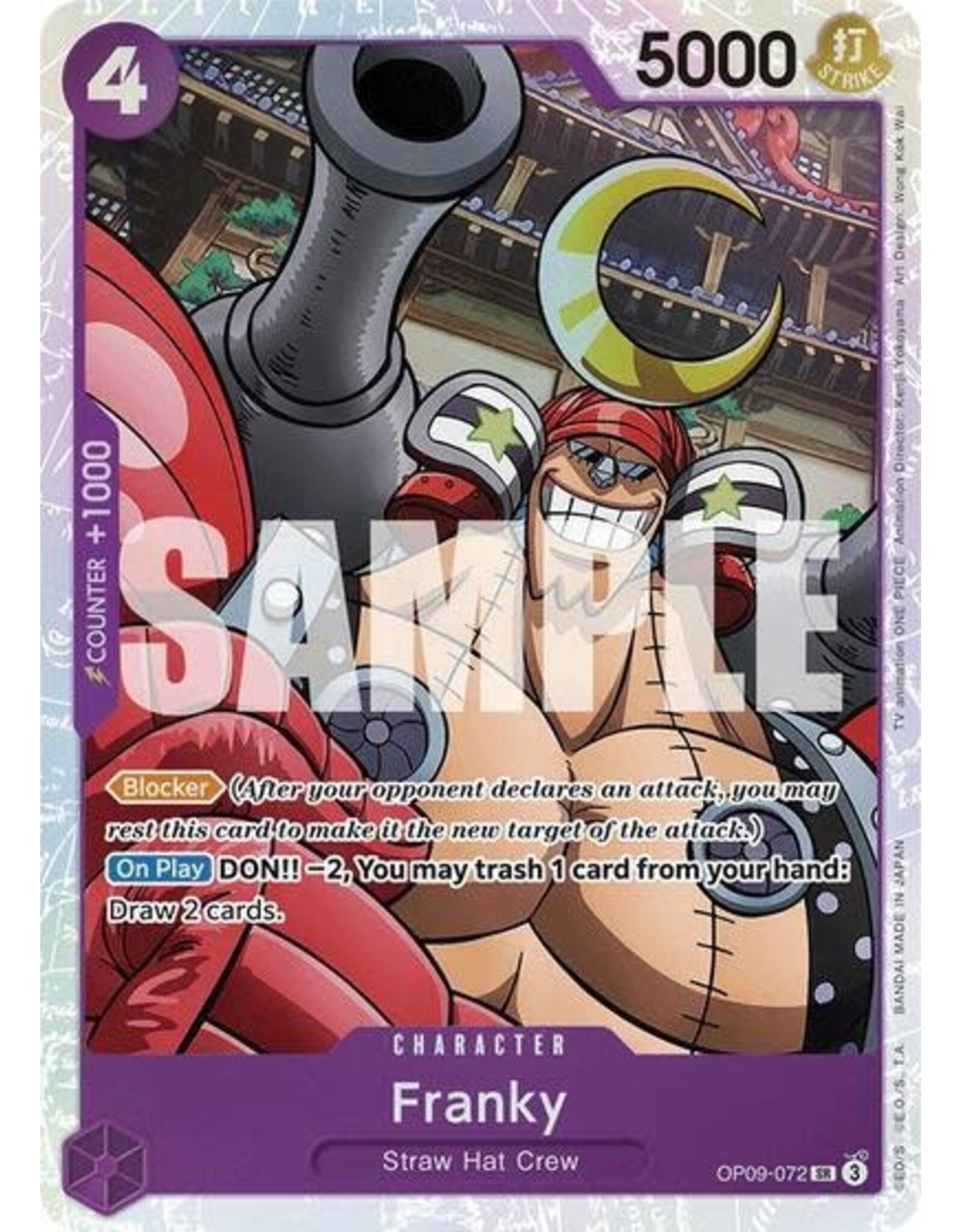 Franky - OP09-072 (Foil, SR)
