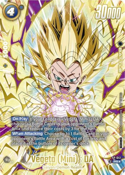Vegeta (Mini) : DA - FP-041 (Ultimate Battle 2025 Vol.4) (Holofoil, Promo)