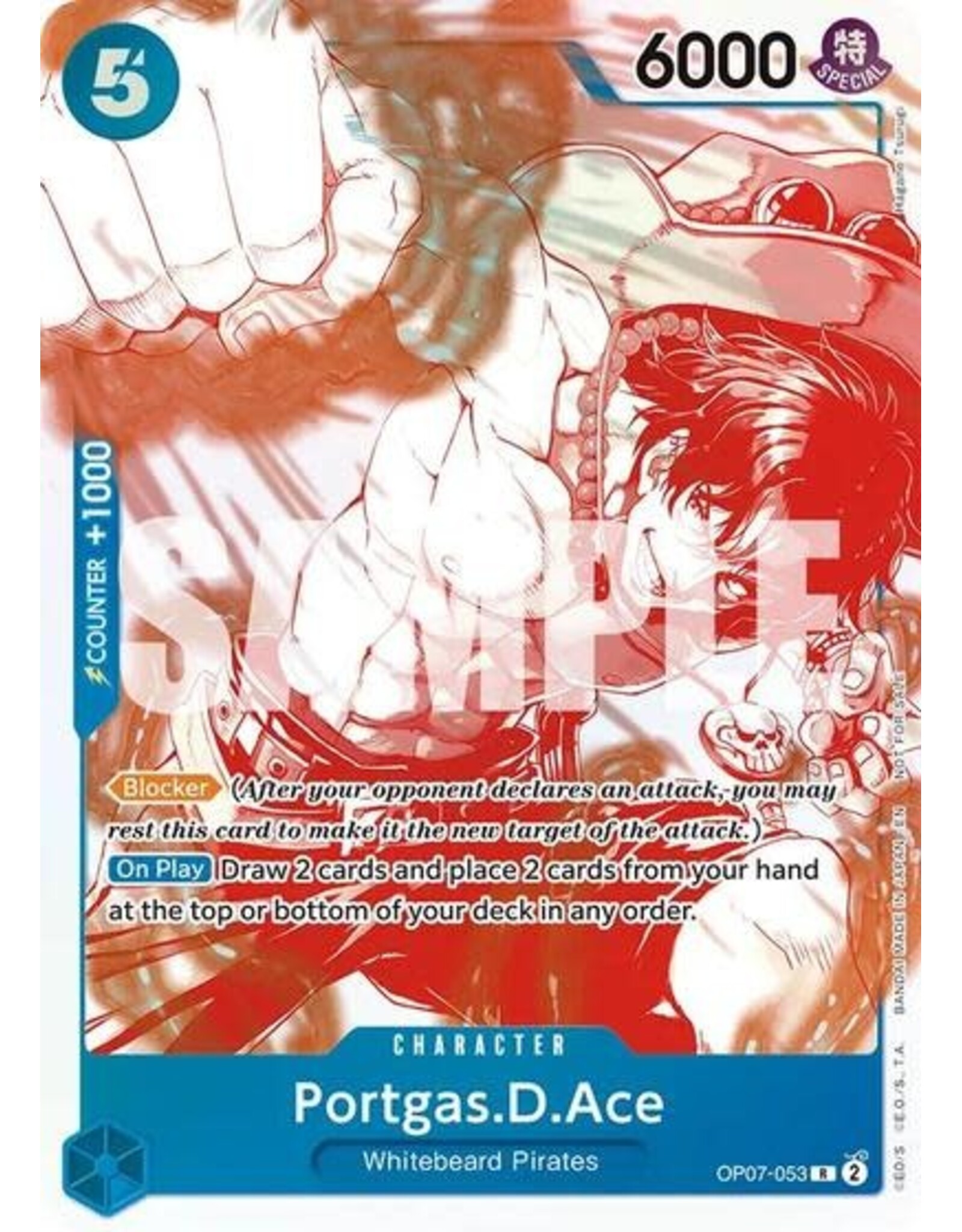 Portgas.D.Ace - OP07-053 (3rd Anniversary Treasure Campaign Pack) (Foil, R)