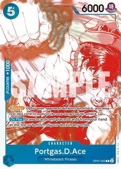 Portgas.D.Ace - OP07-053 (3rd Anniversary Treasure Campaign Pack) (Foil, R)