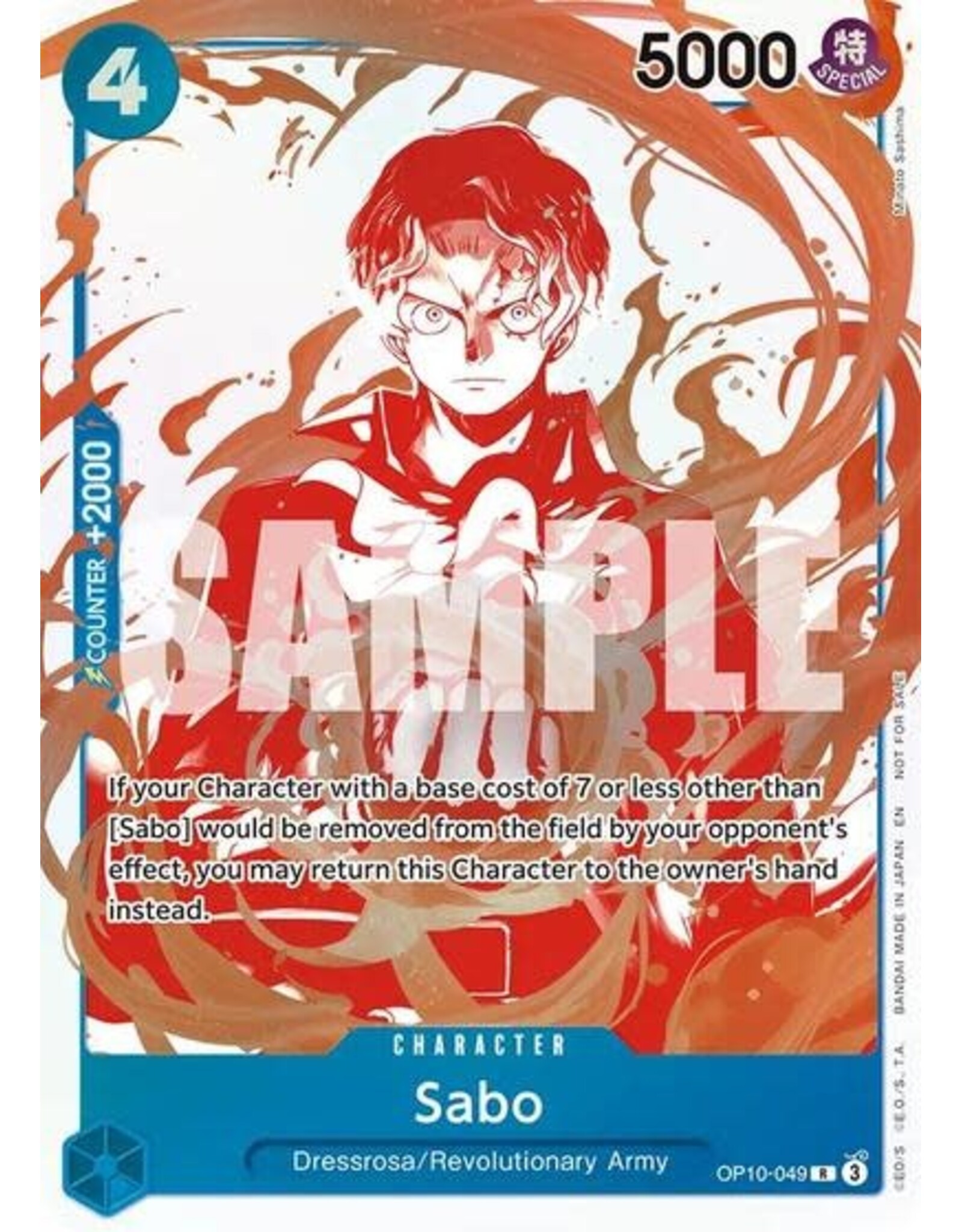 Sabo - OP10-049 (3rd Anniversary Treasure Campaign Pack) (Foil, R)