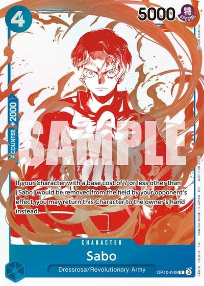 Sabo - OP10-049 (3rd Anniversary Treasure Campaign Pack) (Foil, R)