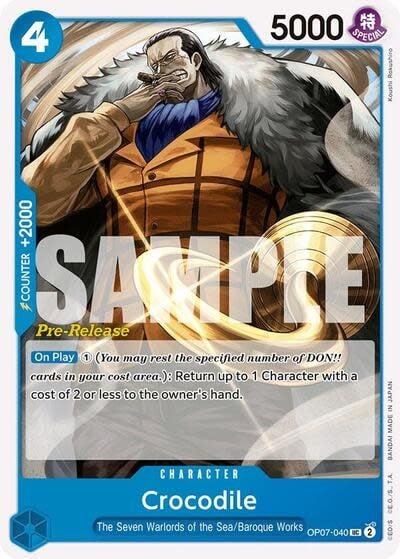 Crocodile (Pre-Release Event) - OP07-040 (Normal, UC)