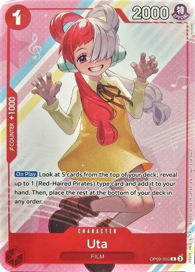 Uta (Welcome Pack Vol. 2) - OP09-002 (Normal, R)