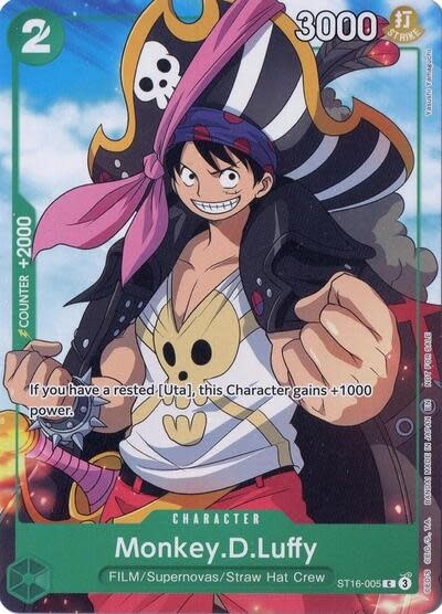 Monkey.D.Luffy (Welcome Pack Vol. 2) - ST16-005 (Normal, C)