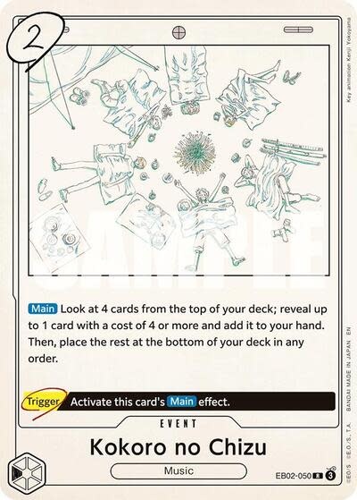 Kokoro no Chizu - EB02-050 (Foil, R)