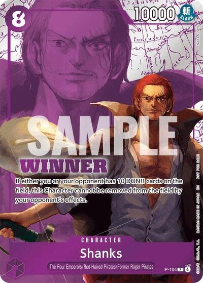 Shanks (Winner Pack 2026 Vol. 2) (Promo) - P-104 (Foil, PR)