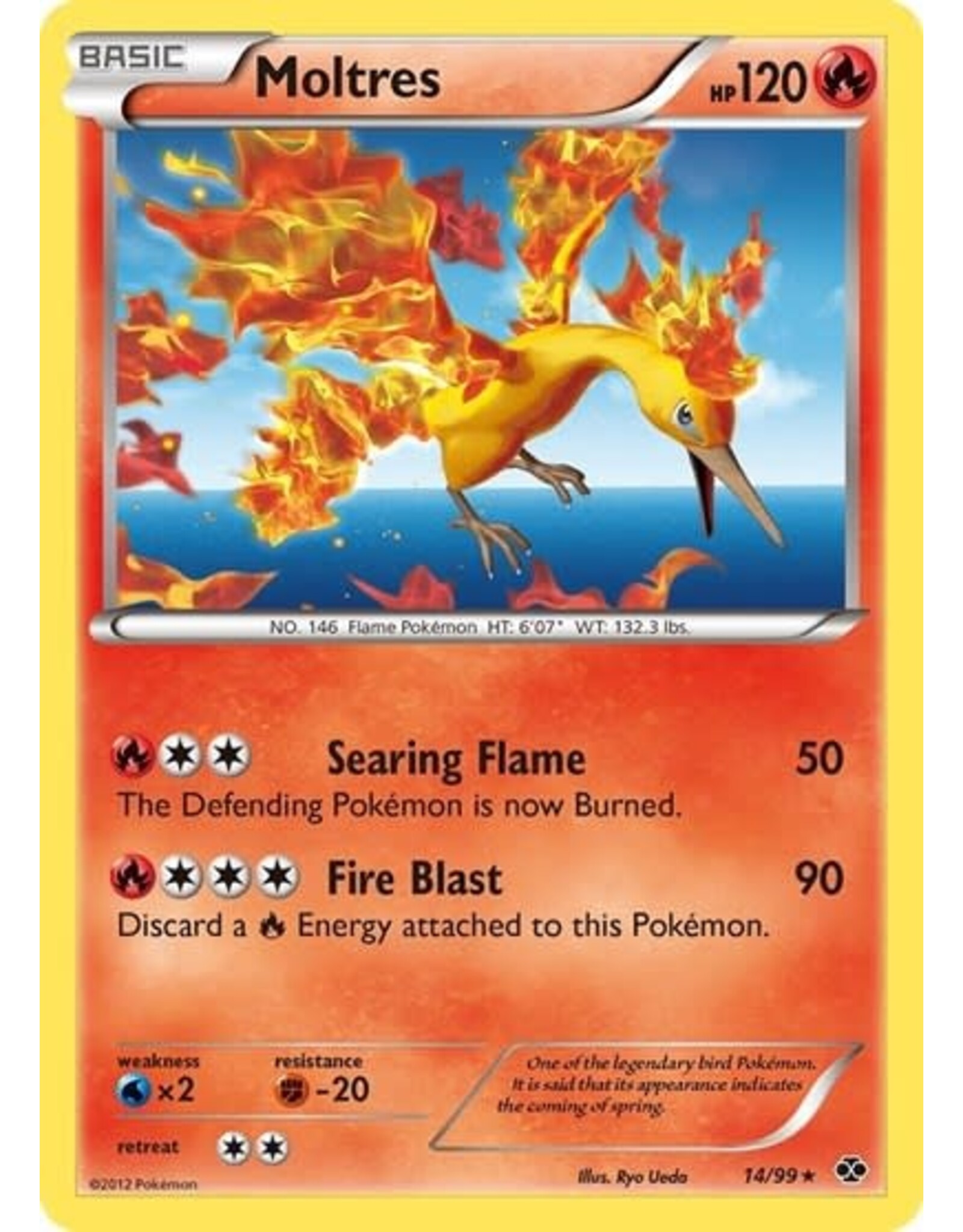Moltres - 14/99 (Holofoil, Holo Rare) (LP)
