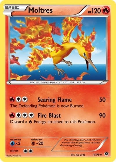 Moltres - 14/99 (Holofoil, Holo Rare) (LP)