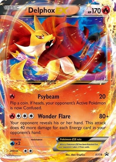 Delphox EX - XY19 (Holofoil, Promo) (LP)
