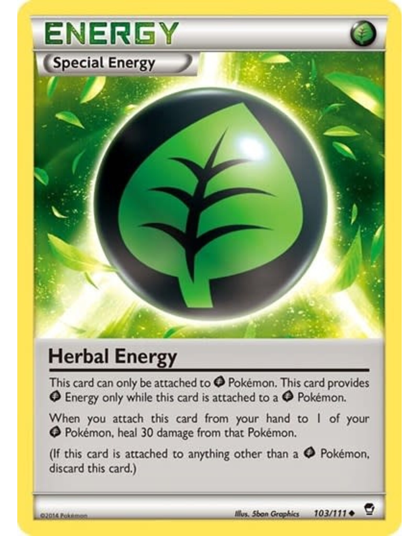 Herbal Energy - 103/111 (Reverse Holofoil, Uncommon) (LP)