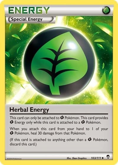 Herbal Energy - 103/111 (Reverse Holofoil, Uncommon) (LP)