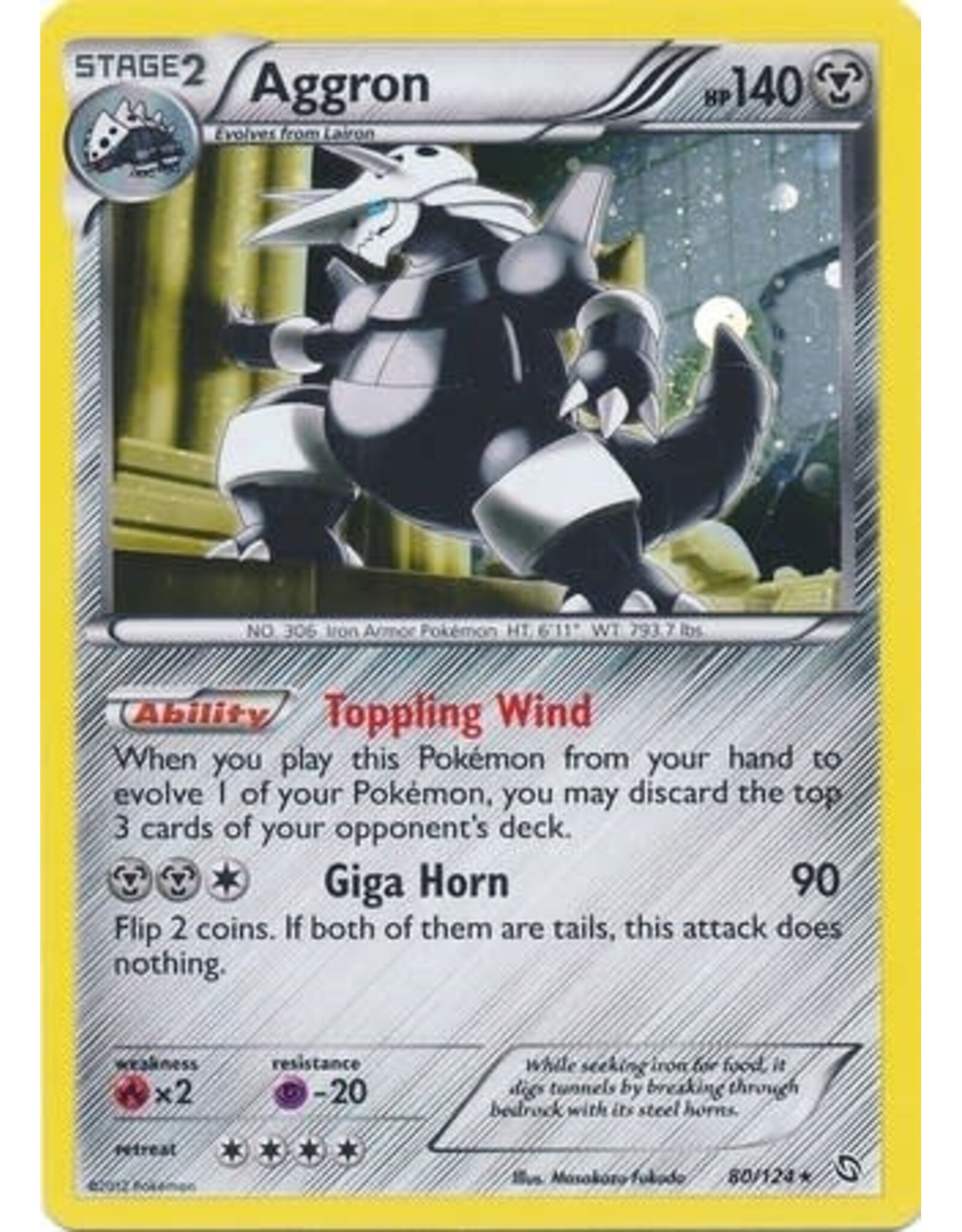 Aggron - 80/124 (Cosmos Holo) (Holofoil, Promo)