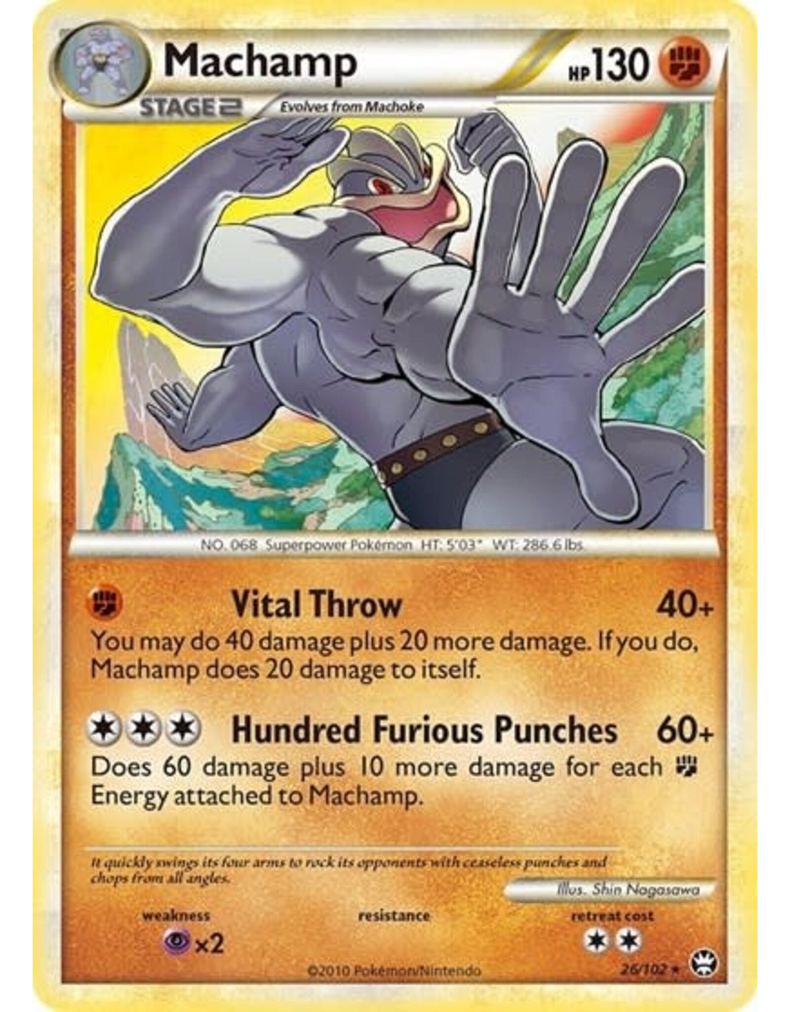Machamp - 26/102 (Reverse Holofoil, Rare) (LP)