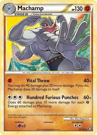 Machamp - 26/102 (Reverse Holofoil, Rare) (LP)