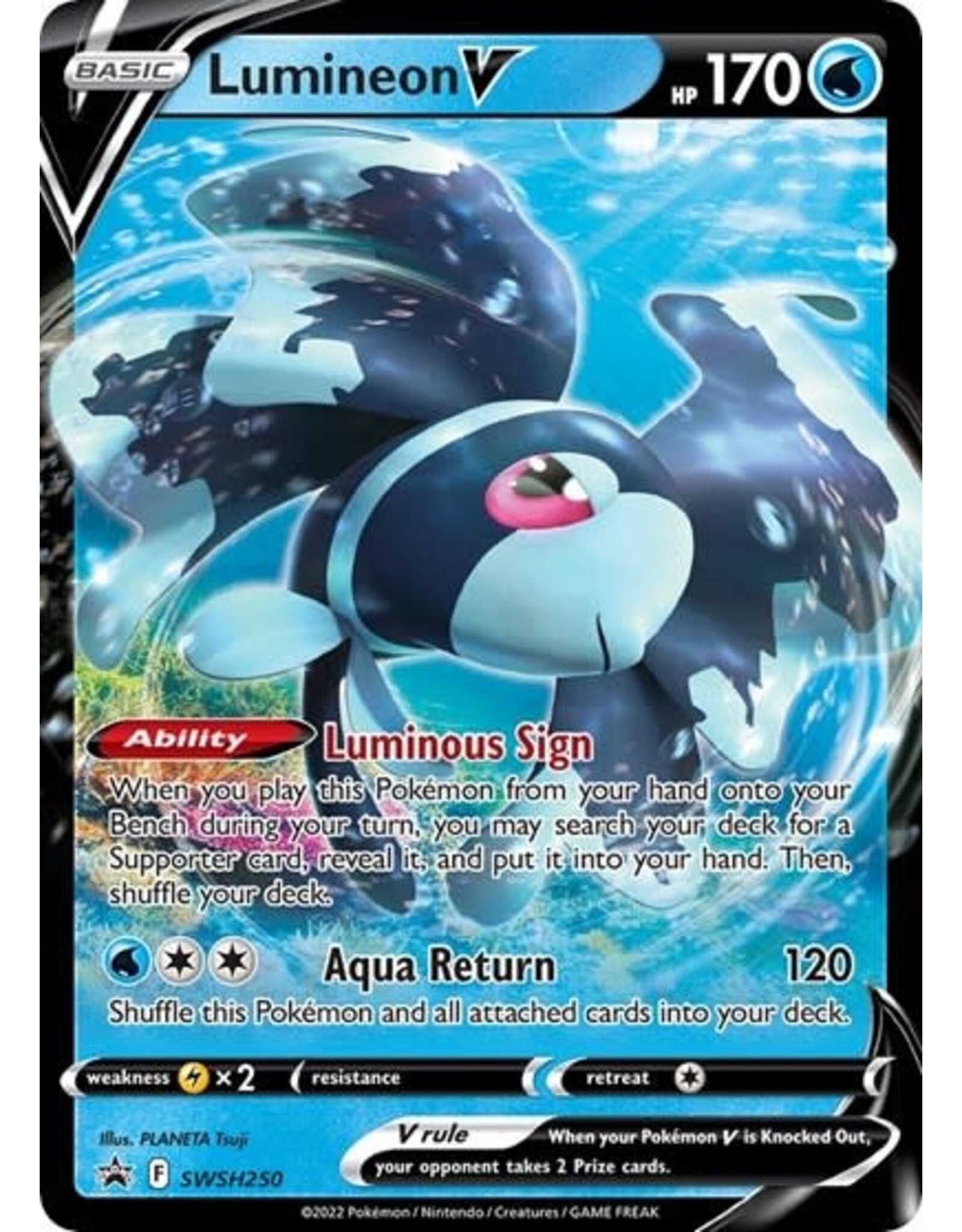 Lumineon V - SWSH250 (Holofoil, Promo)