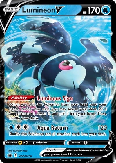 Lumineon V - SWSH250 (Holofoil, Promo)