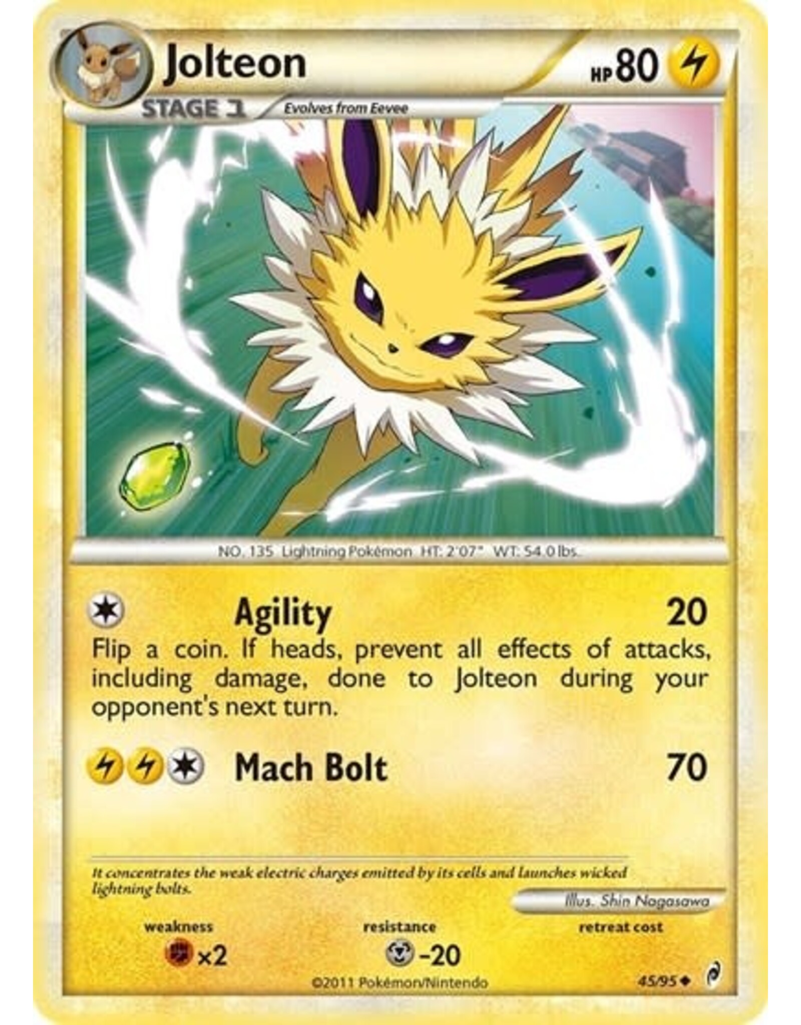 Jolteon - 45/95 (Normal, Uncommon) (LP)