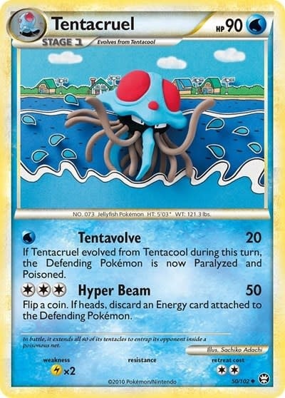 Tentacruel - 50/102 (Normal, Uncommon) (LP)