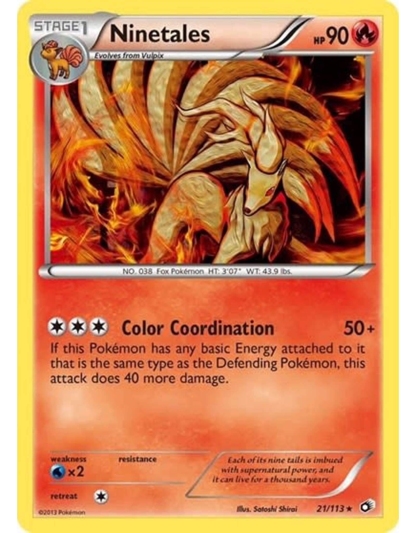 Ninetales - 21/113 (Normal, Rare)