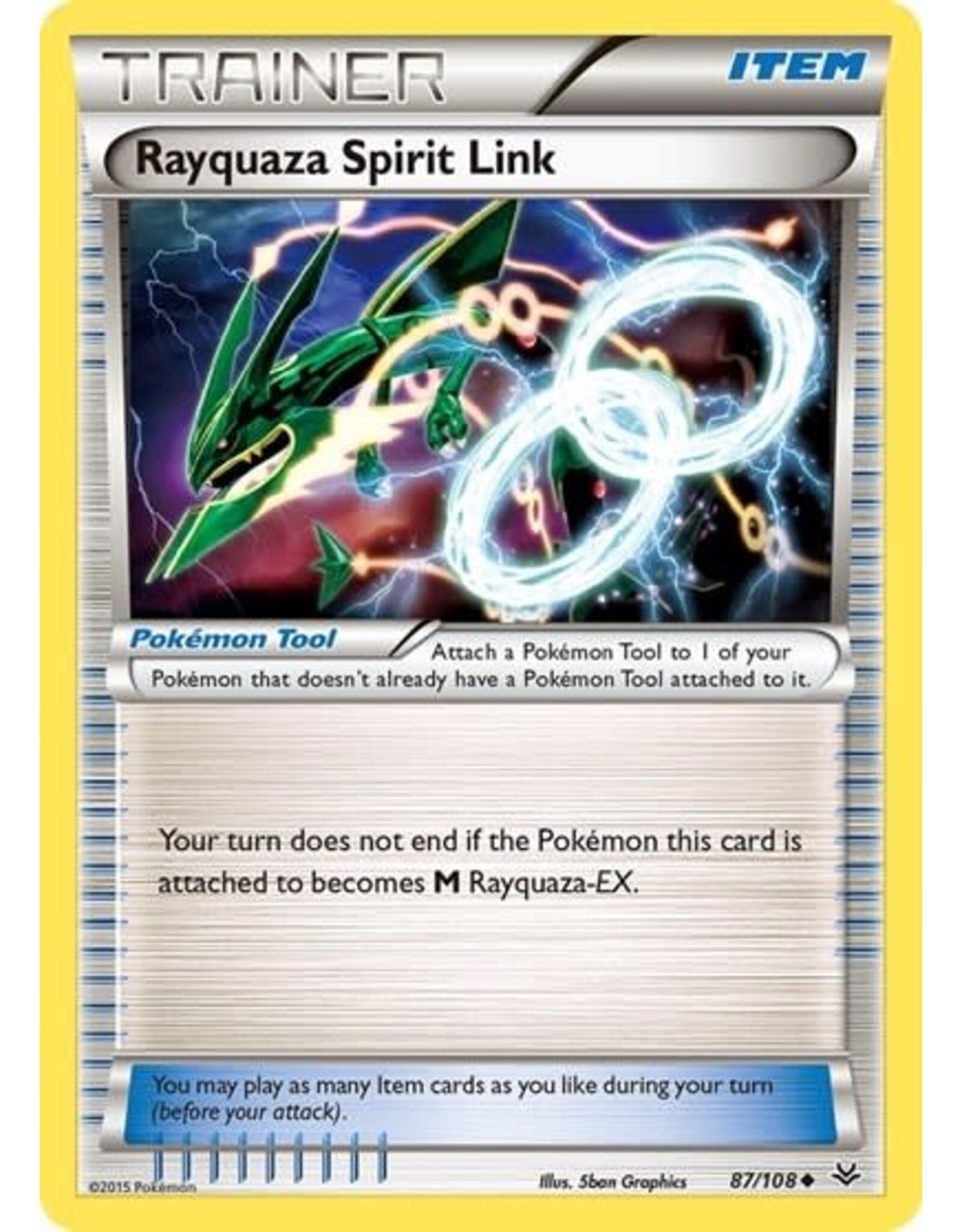 Rayquaza Spirit Link - 87/108 (Normal, Uncommon) (LP)