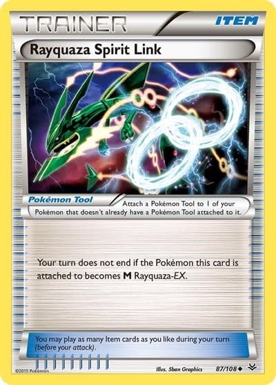 Rayquaza Spirit Link - 87/108 (Normal, Uncommon) (LP)