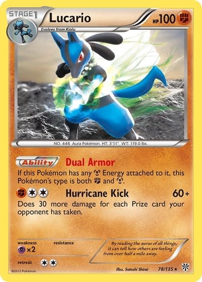 Lucario (78) - 78/135 (Holofoil, Holo Rare) (LP)