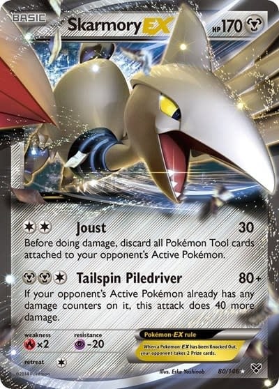 Skarmory EX - 80/146 (Holofoil, Ultra Rare)