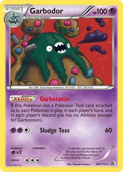 Garbodor - 68/113 (Reverse Holofoil, Holo Rare) (LP)